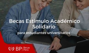 Becas EstímuloAcadémico Solidario para estudiantes universitarios