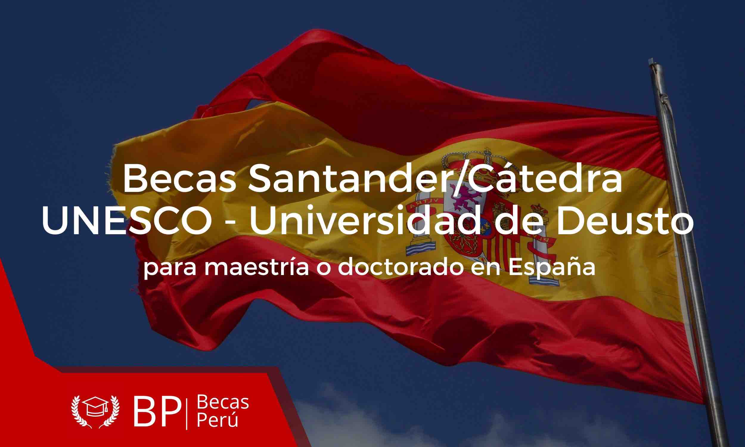 Becas Santander Cátedra Unesco en la Universidad de Deusto