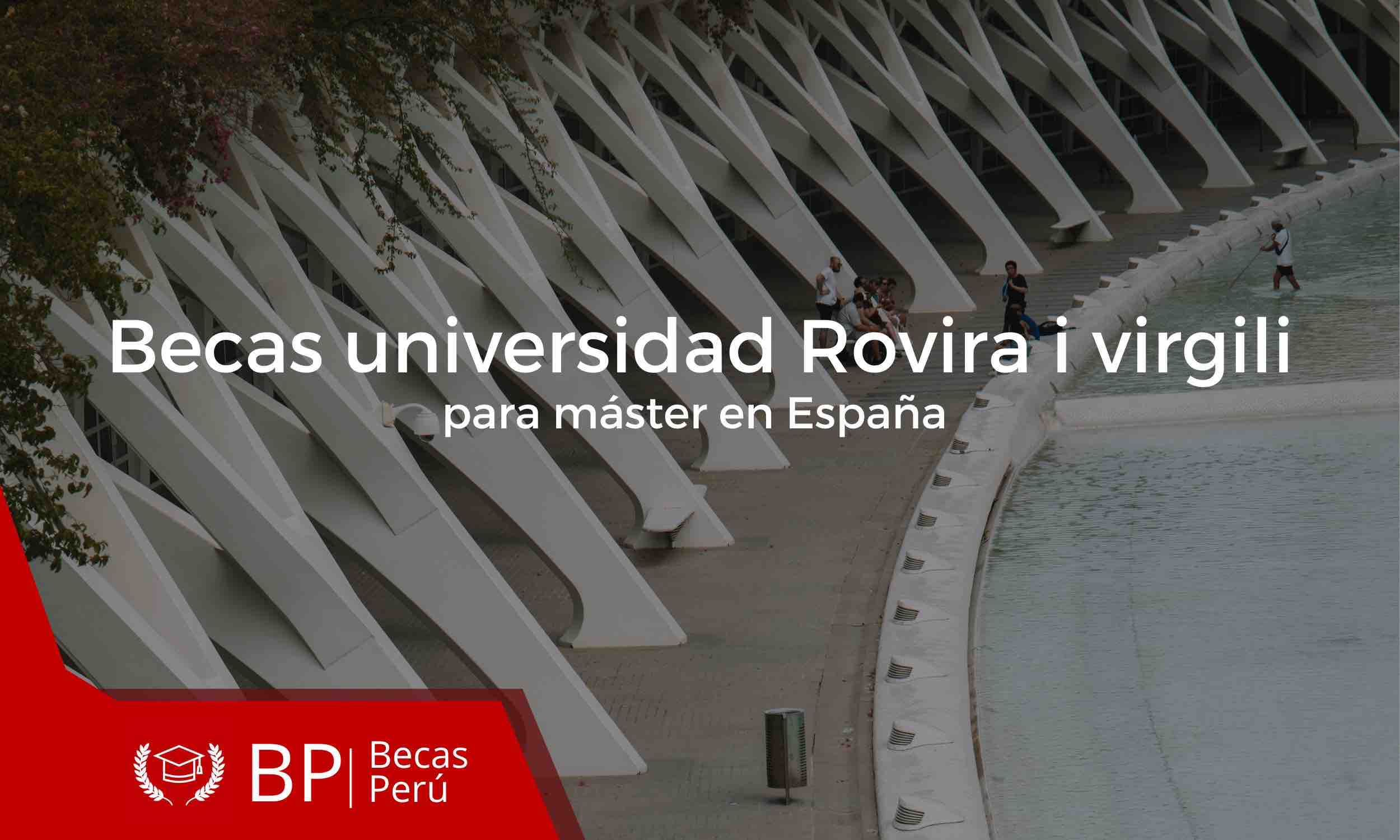 Becas Universidad Rovira i Virgili master