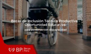Becas de inclusion técnico productiva discapacidad